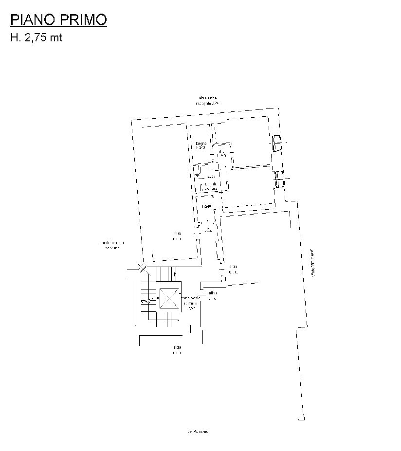 Planimetria annuncio Via Ausonio